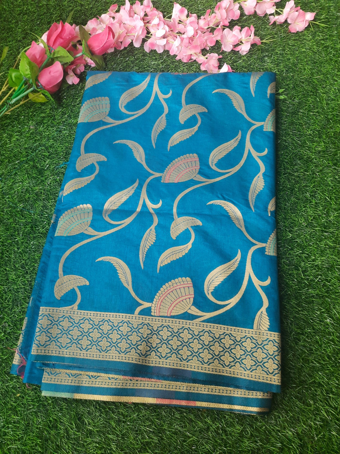 Banarasi art silk saree – Blue