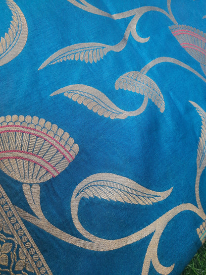 Banarasi art silk saree – Blue